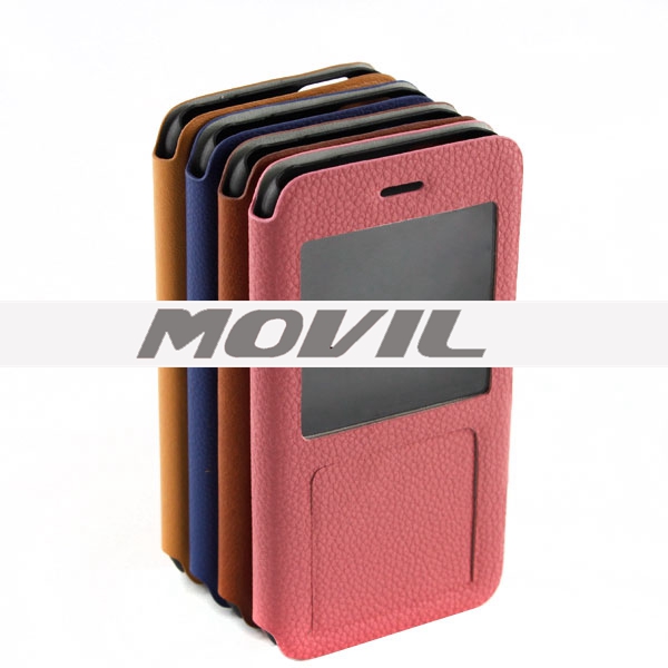 NP-1960 PU  leathe funda para Apple iPhone 6-10